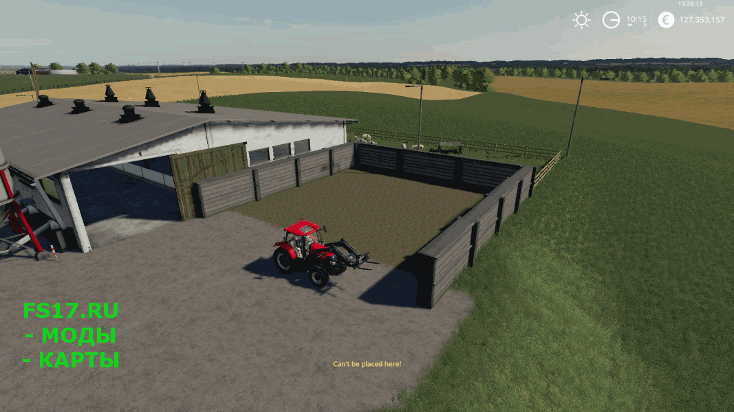 Свинарник BIG PIG HUSBANDRY V1.0 для Farming Simulator 2019
