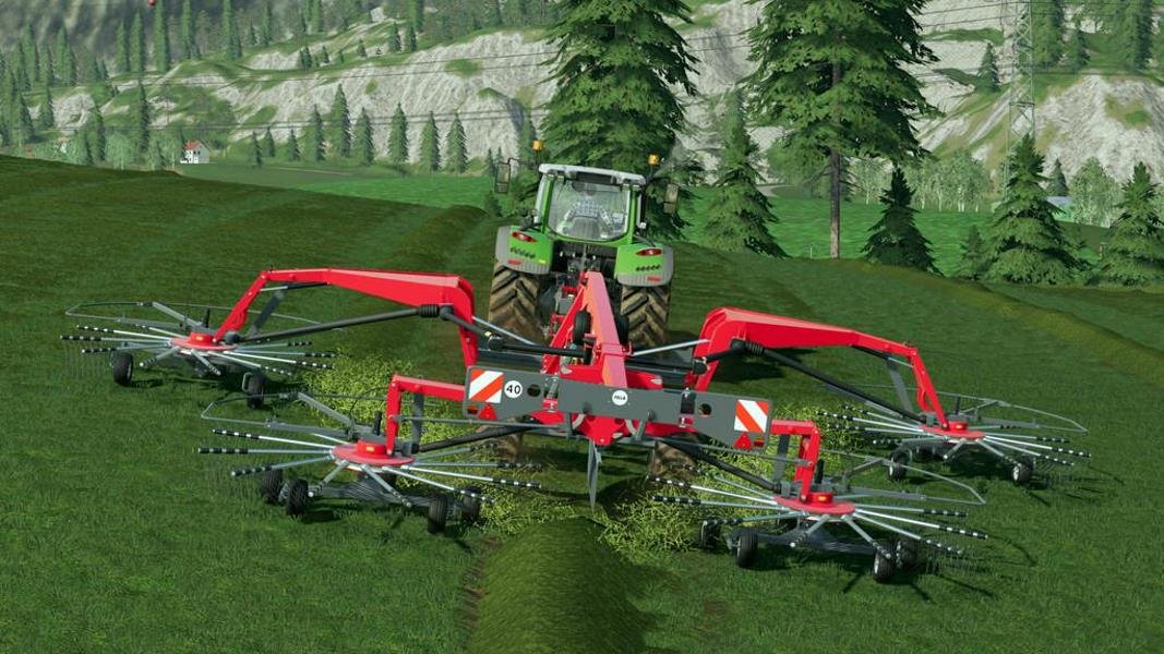 Валковая жатка FELLA JURAS 14055 PRO V1.0.1.0 для Farming Simulator 2019