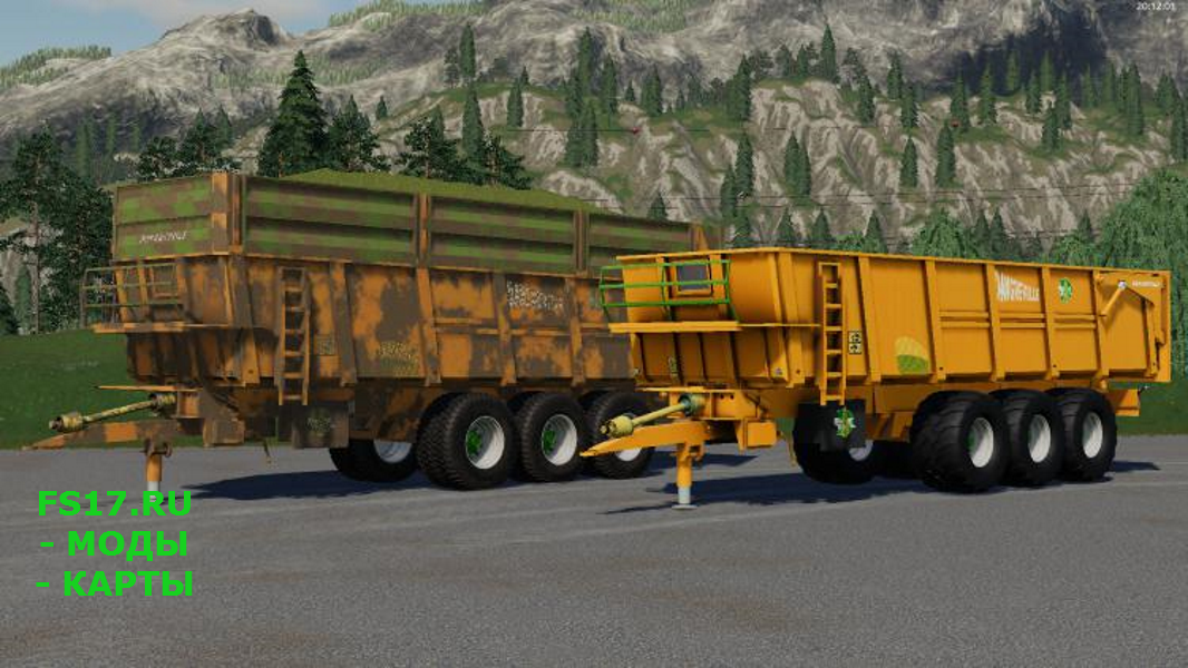 Прицеп DANGREVILLE 24T V1.1 для Farming Simulator 2019