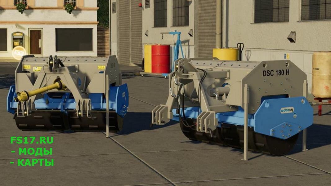 Уплотнитель силоса WEBER MT DSC 180 V1.0.0.0 для Farming Simulator 2019