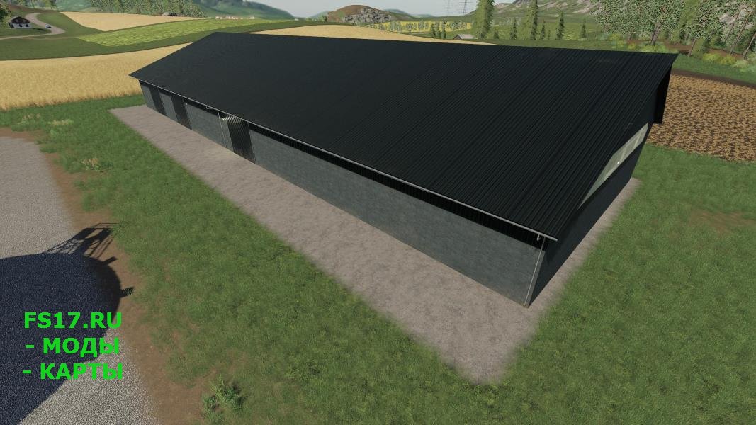 Гараж LARGE STORAGE V1.0 для Farming Simulator 2019