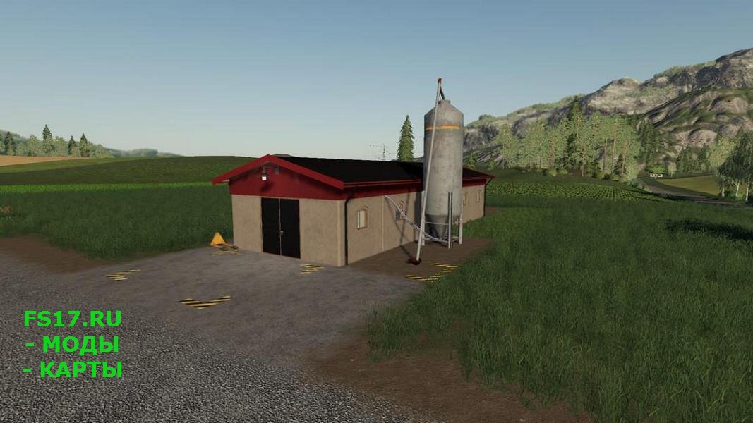 Курятник CHICKEN STABLE V1.0.0.0 для Farming Simulator 2019