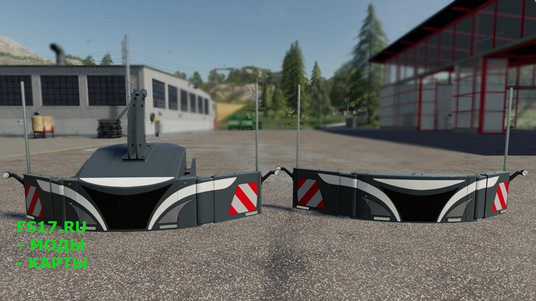 Пак противовесов SAFETY WEIGHTS PACK V1.0.0.0 для Farming Simulator 2019