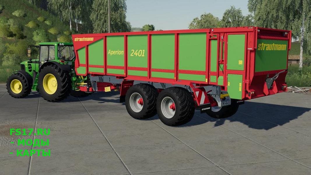 Прицеп STRAUTMANN APERION 2401 V1.0.0.0 для Farming Simulator 2019