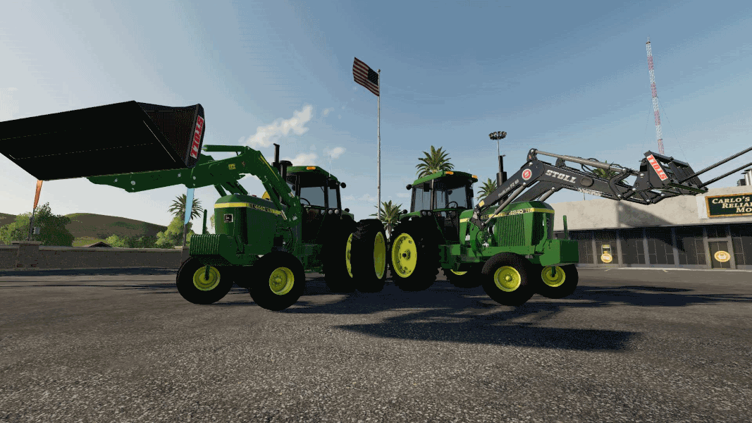 Пак тракторов JOHN DEERE 4240/4440 40 SERIES V1.1 для Farming Simulator 2019