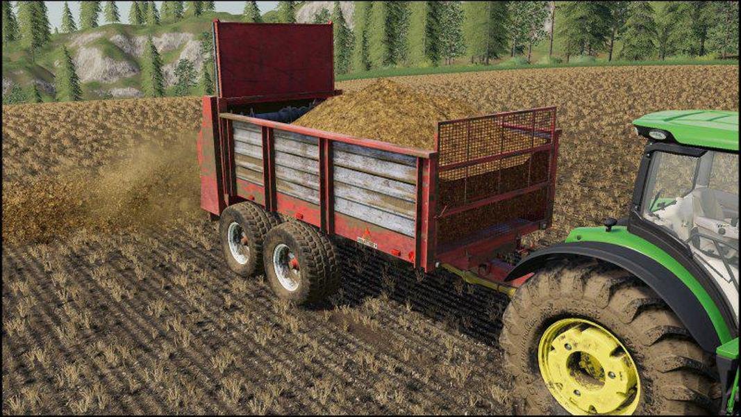 Разбрасыватель навоза ANNABURGER HTS MANURE SPREADER V1.0 для Farming Simulator 2019