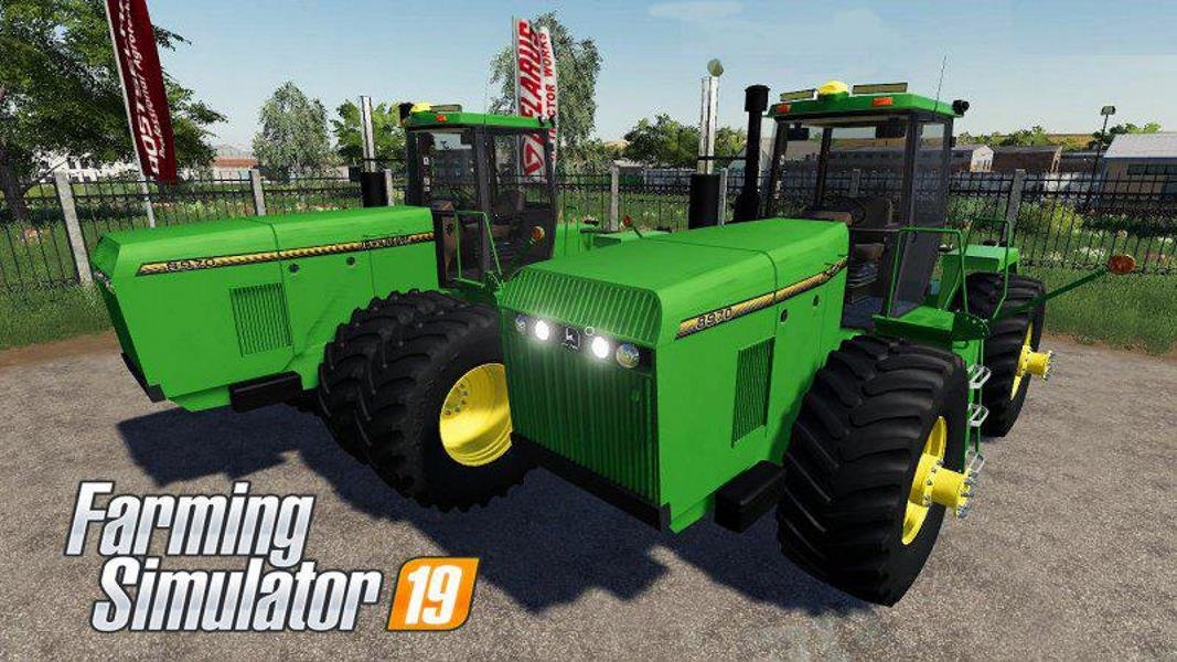 Трактор JOHN DEERE 89XX 4WD UPDATE V1.2 для Farming Simulator 2019