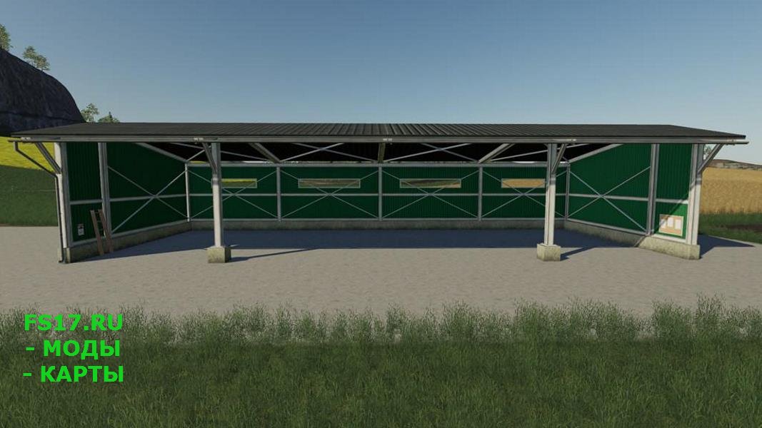 Навес KHARON SHED V1.0.0.0 для Farming Simulator 2019