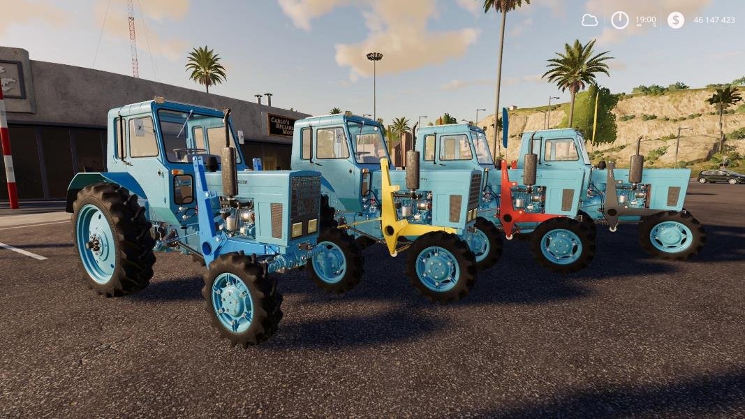 Пак тракторов MTZ-82 / 82UK / BX100 V0.0.0.1 для Farming Simulator 2019