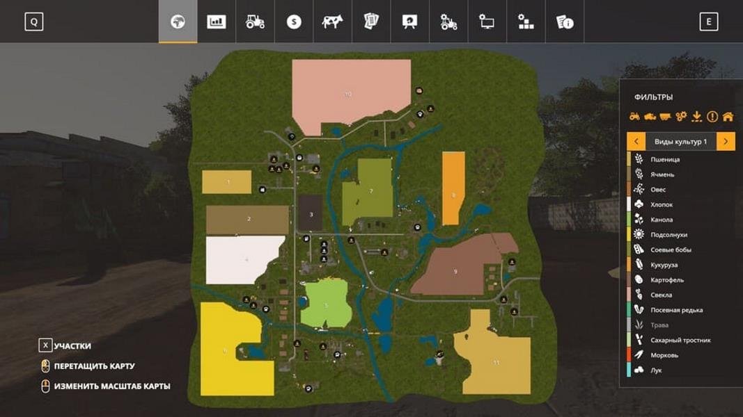 Карта Бухалово v 1.2.4 для Farming Simulator 2019