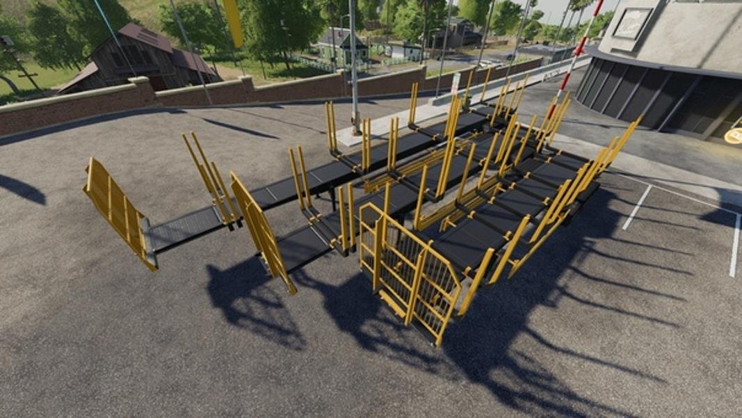 Пак прицепов лесовозов для КрАЗ v 1.2.5 для Farming Simulator 2019