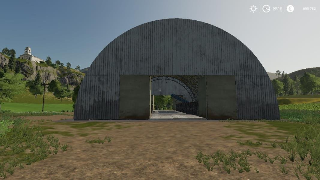 Ангар для хранения Grain Hangar v 1.0 для Farming Simulator 2019