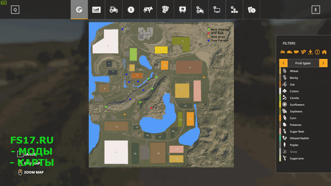 Карта THE PRARIES V0.8 BETA для Farming Simulator 2019