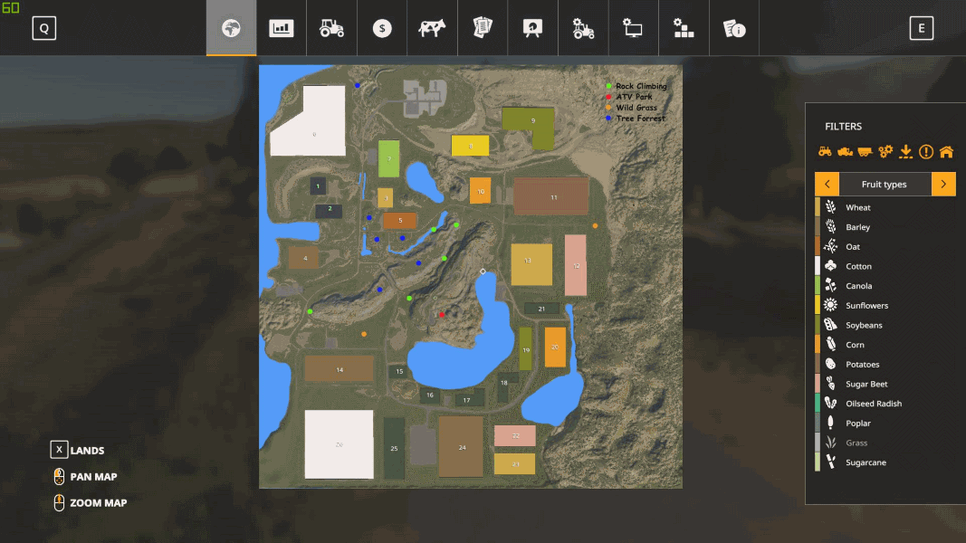 Карта THE PRARIES V0.8 BETA для Farming Simulator 2019