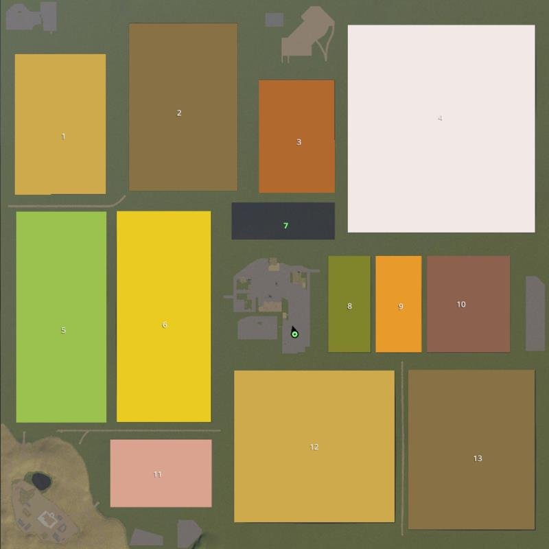 Карта EUREKA FARMS V1.4 для Farming Simulator 2019