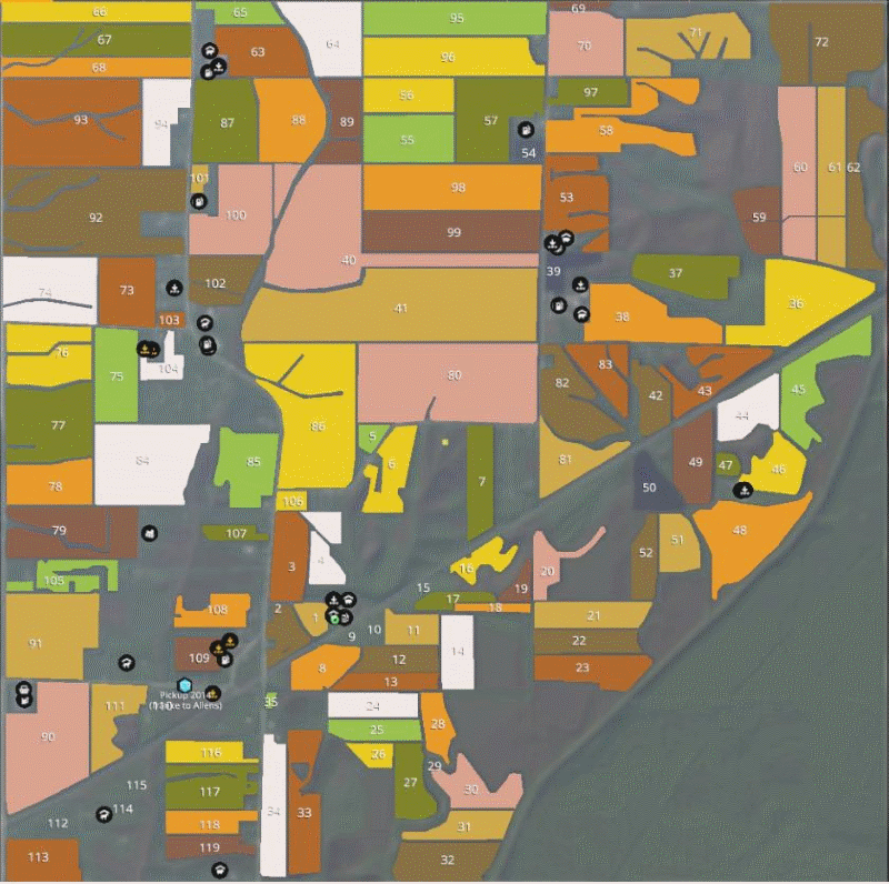 Карта FARMS OF MADISON COUNTY 4X MAP V2.0 для Farming Simulator 2019