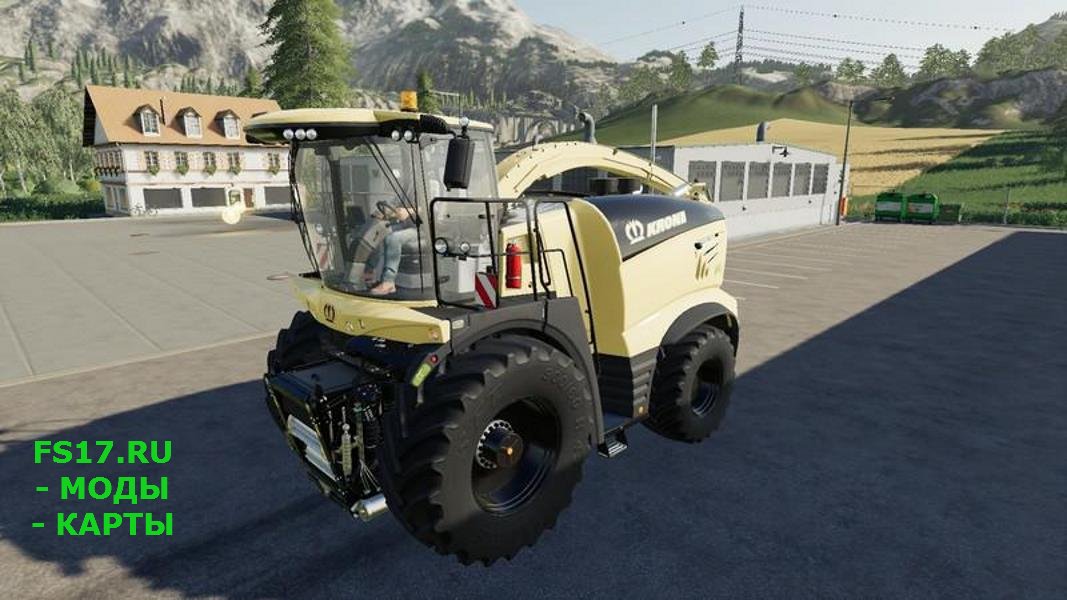 Кормоуборочный комбайн KRONE BIGX 1180 V1.0 для Farming Simulator 2019