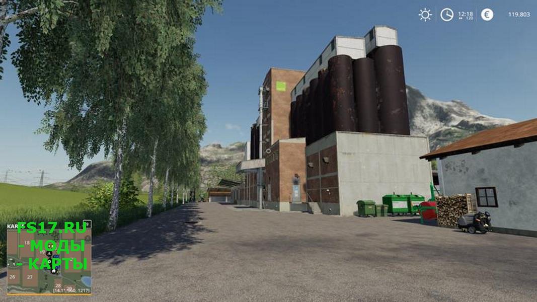 Хранилище LANDHANDEL HOFSILO V1.0.0.0 для Farming Simulator 2019