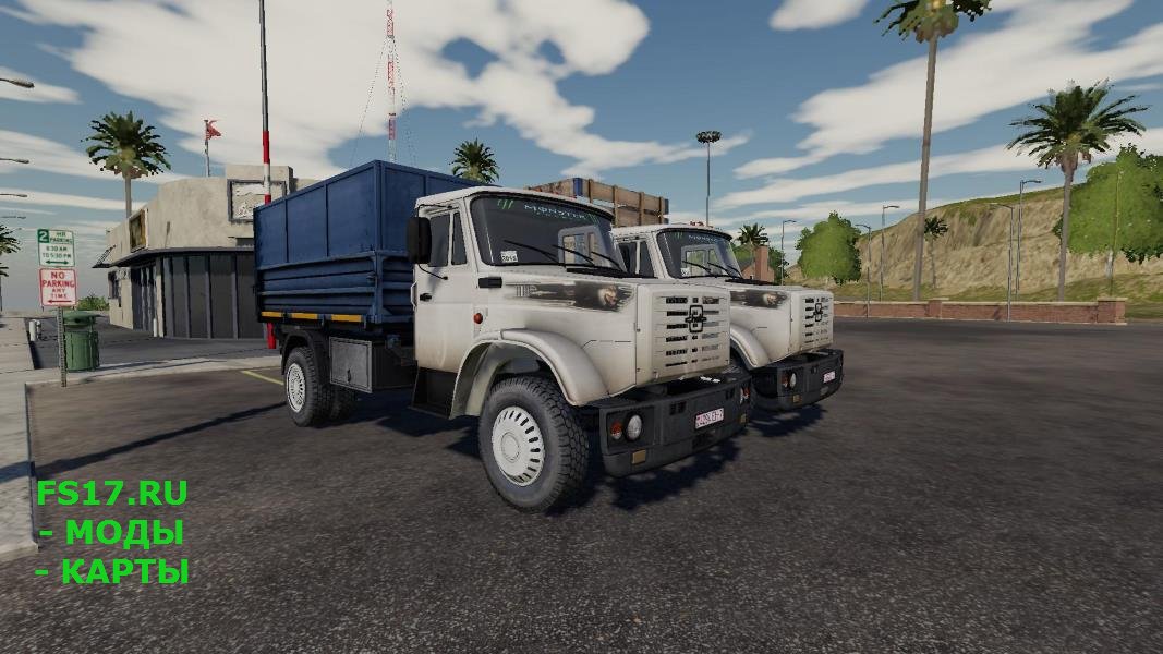 Грузовик ЗиЛ 4331 v 1.1 для Farming Simulator 2019