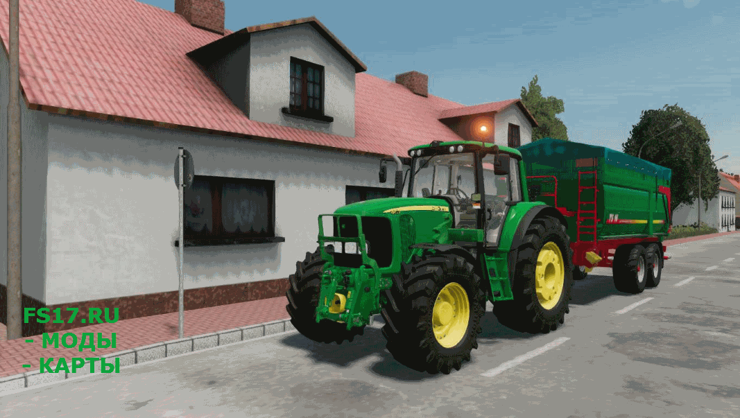 Трактор JOHN DEERE 6P V0.9 для Farming Simulator 2019