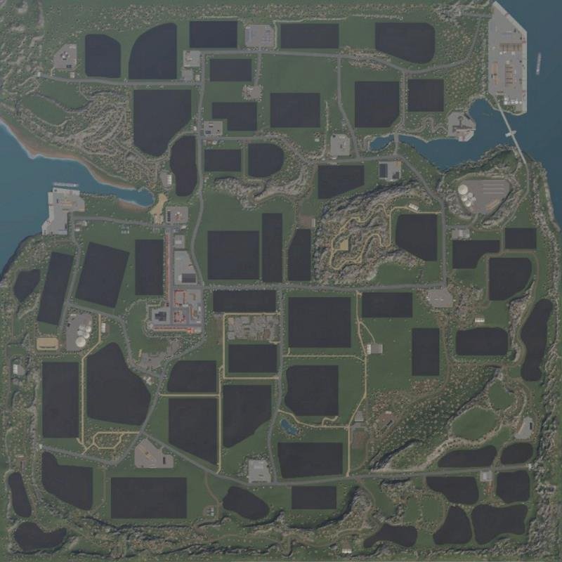 Карта THE OLD FARM COUNTRYSIDE V4.0  для Farming Simulator 2019