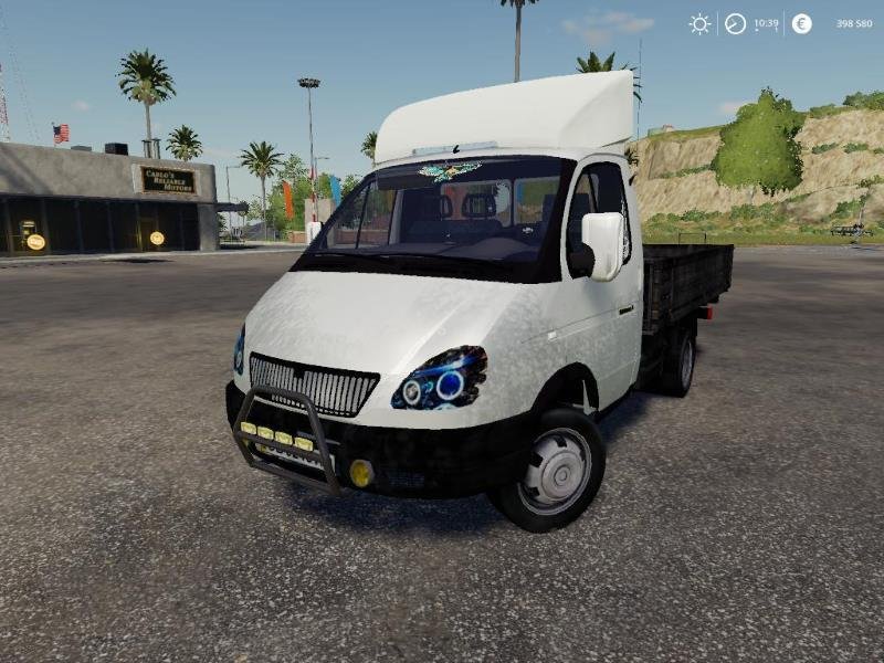 Автомобиль ГАЗ 3302 v 1.1 для Farming Simulator 2019
