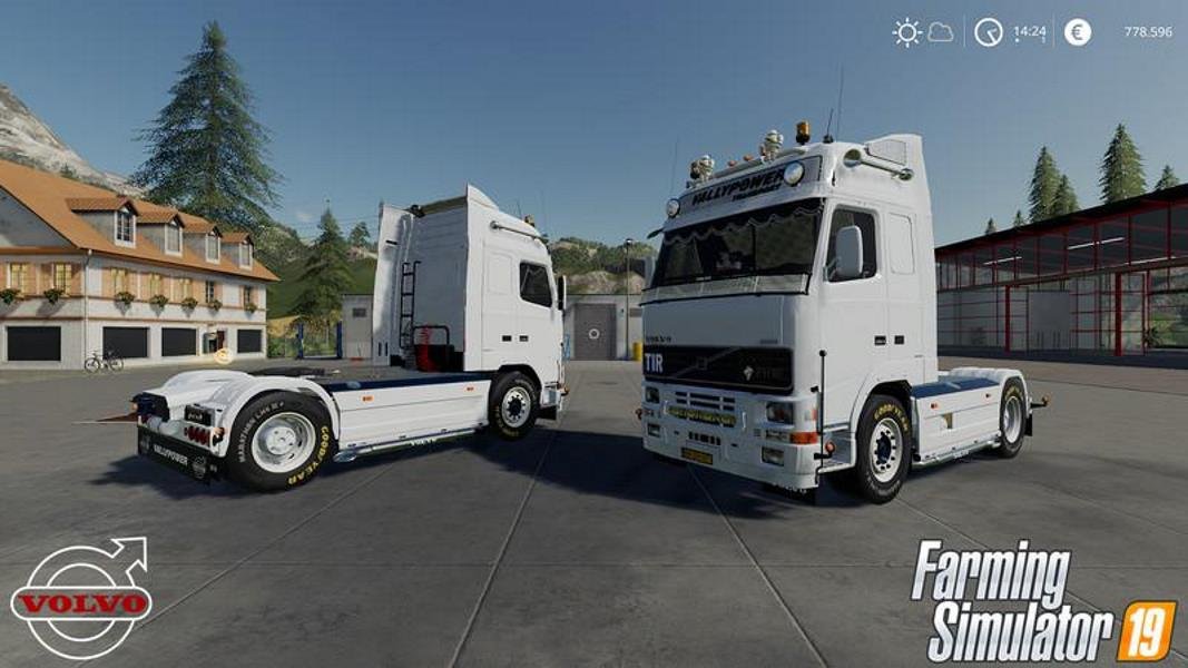 Тягач VOLVO FH12 V1.1.0.5 для Farming Simulator 2019