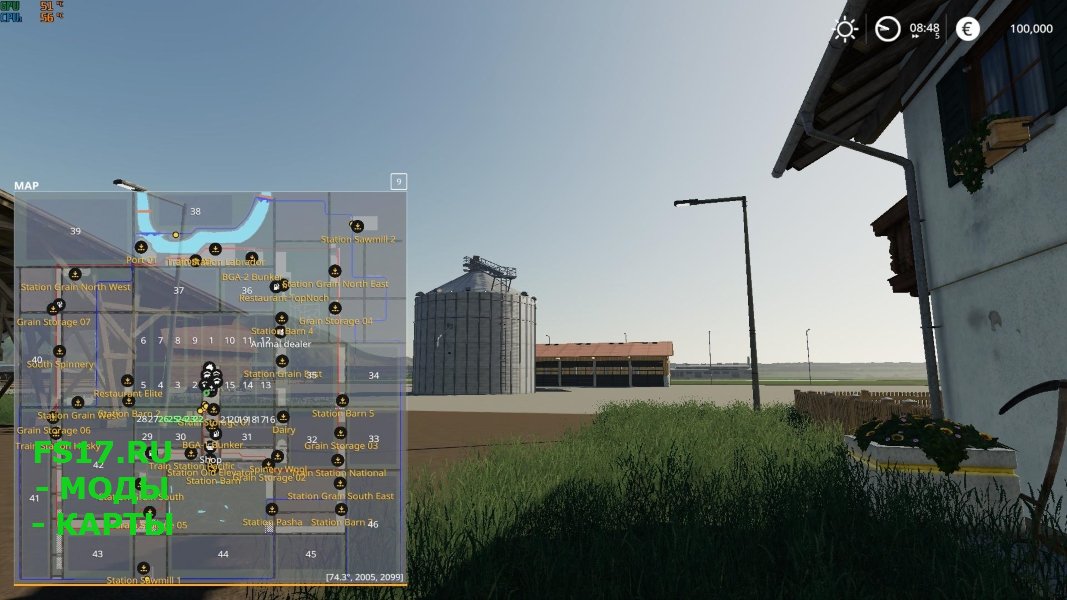 Карта CANADIAN PRODUCTION MAP V4.1 для Farming Simulator 2019