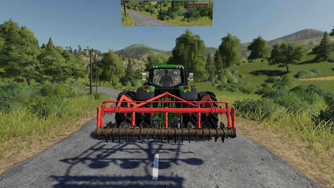 Скрипт REARVIEW MIRROR V1.0.0.0 для Farming Simulator 2019