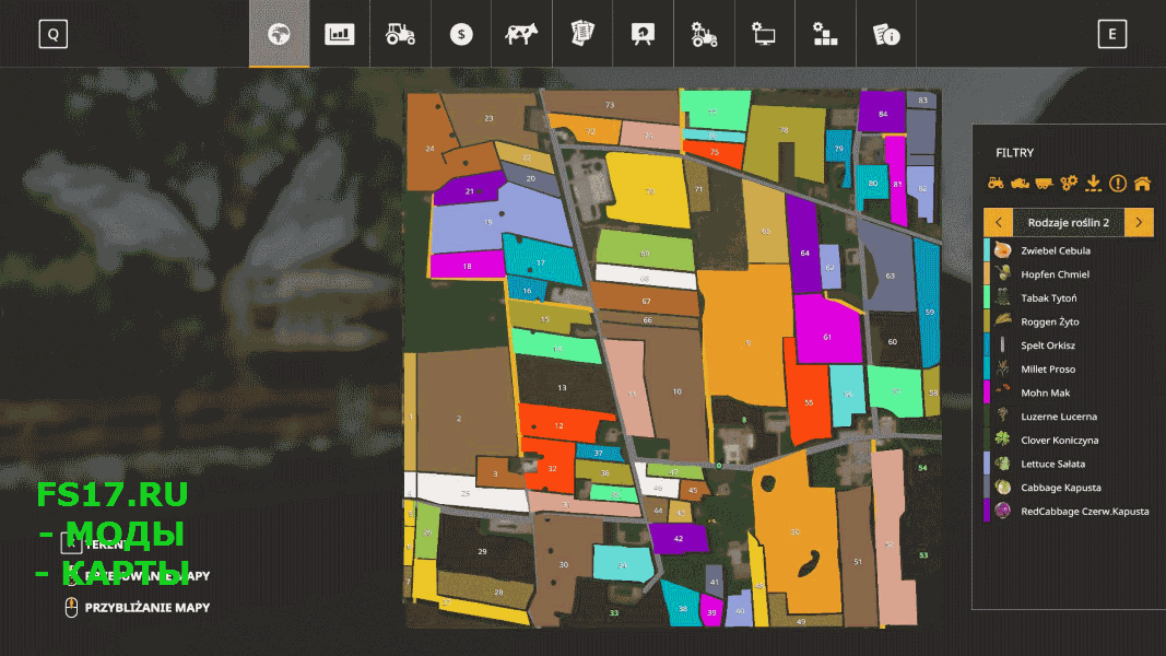 Карта GOLISZEW WITHOUT BUILDINGS V3.0.2 для Farming Simulator 2019
