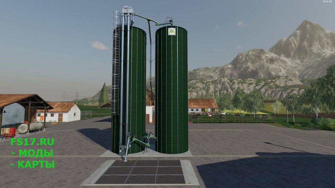 Хранилище NEUERO GRAIN-SILO V1.0.1.0 для Farming Simulator 2019