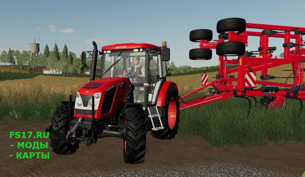 Трактор ZETOR PROXIMA POWER 120 V1.0.0.0 для Farming Simulator 2019
