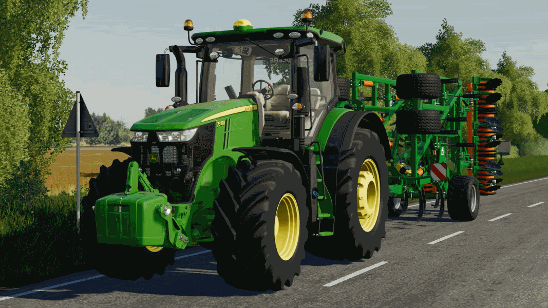 Трактор JOHN DEERE 7R 2014 V1.0.0.0 для Farming Simulator 2019
