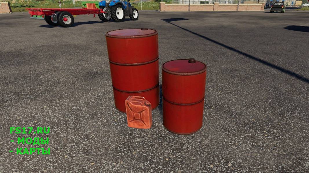 Пак емкостей с топливом Diesel Mod v 1.0 для Farming Simulator 2019