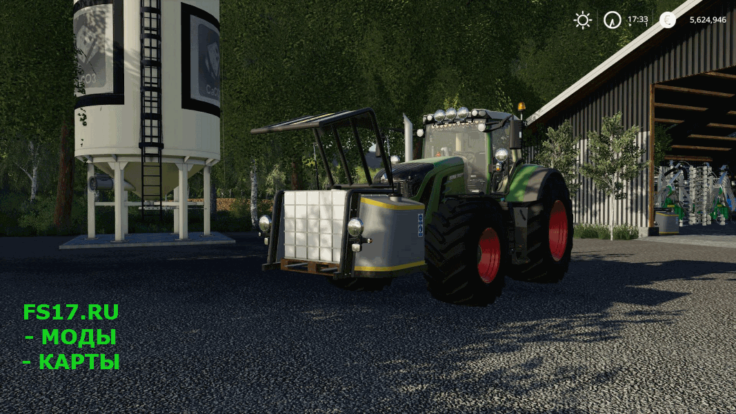 Навесная емкость SYREN FRONTTANK v 2.0.0.1 для Farming Simulator 2019