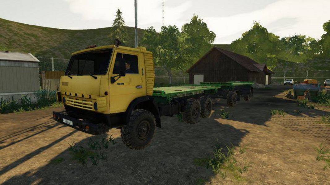 Пак КамАЗ 4310  Платформа v 1.1 для Farming Simulator 2019