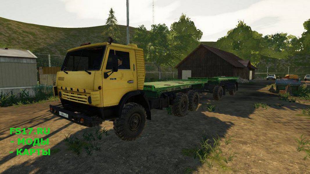 Пак КамАЗ 4310 Платформа v 1.1 для Farming Simulator 2019