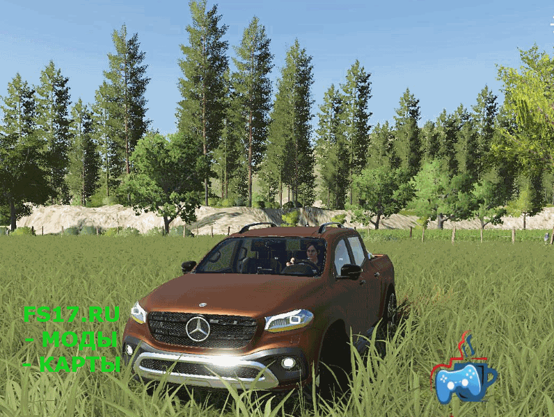 Пикап MERCEDES X CLASS FS19 V1.0 для Farming Simulator 2019