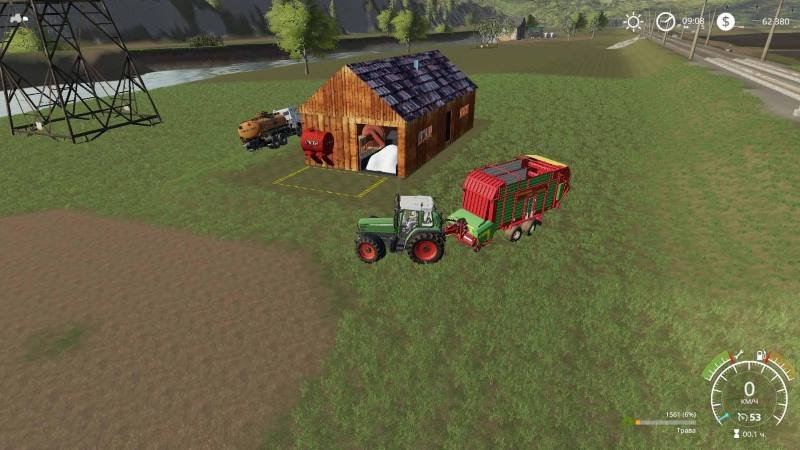 Сеносушилка SAATGUTHERSTELLUNG V1.0.0.0 для Farming Simulator 2019