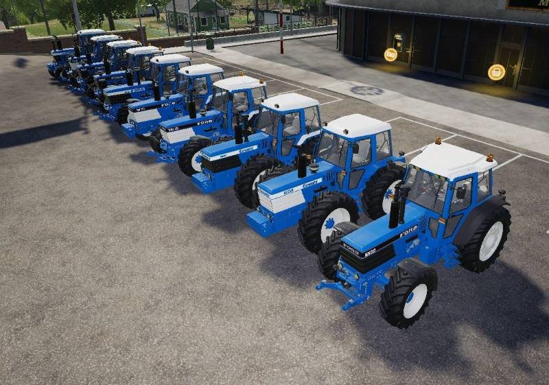 Пак тракторов FORD PACK V1.0 для Farming Simulator 2019