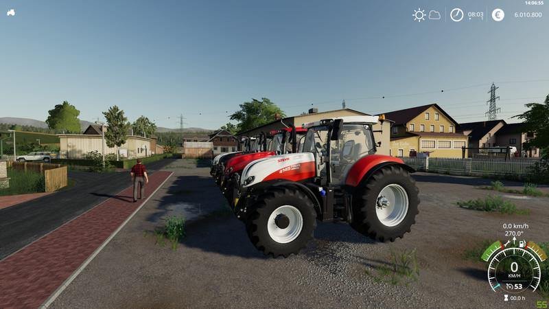 Трактор STEYR PROFI CVT V1.0.0.0 для Farming Simulator 2019