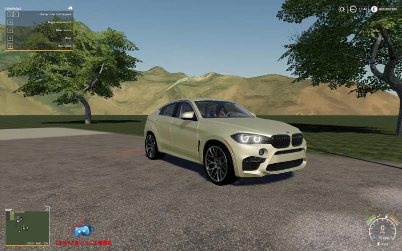 Кроссовер BMW X6M 2016 FS19 V1.0 Farming Simulator 2019