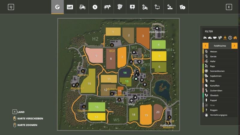 Карта KREBACH MAP V1.0.0.3 для Farming Simulator 2019