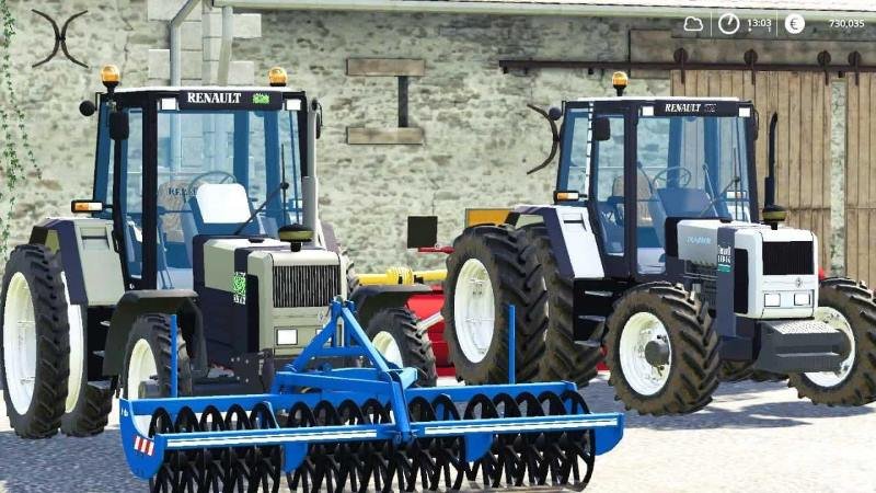 Пак тракторов RENAULT 180-94 NECTRA + 110-54TX V1.0 для Farming Simulator 2019