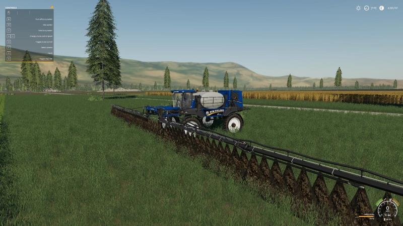 Разбрасыватель жидкого навоза NEWHOLLAND SLURRY SPRAYER V1.0 для Farming Simulator 2019