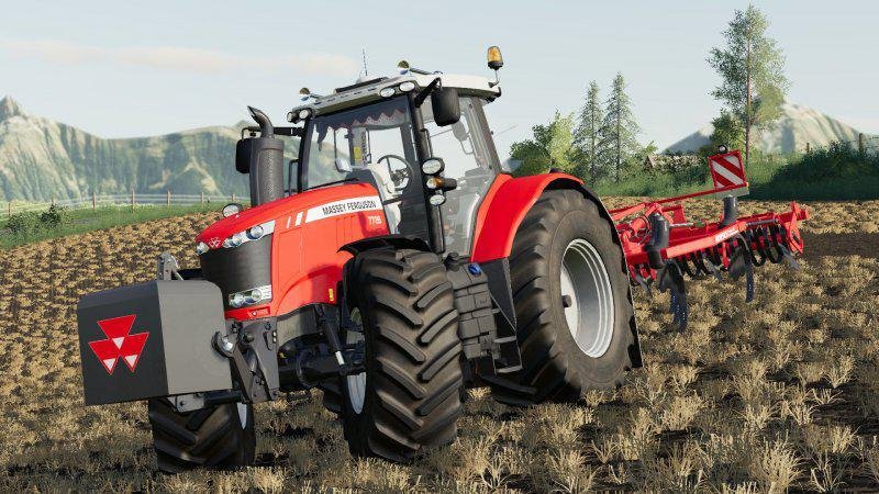 Противовес MASSEY FERGUSON WEIGHT V1.0 для Farming Simulator 2019