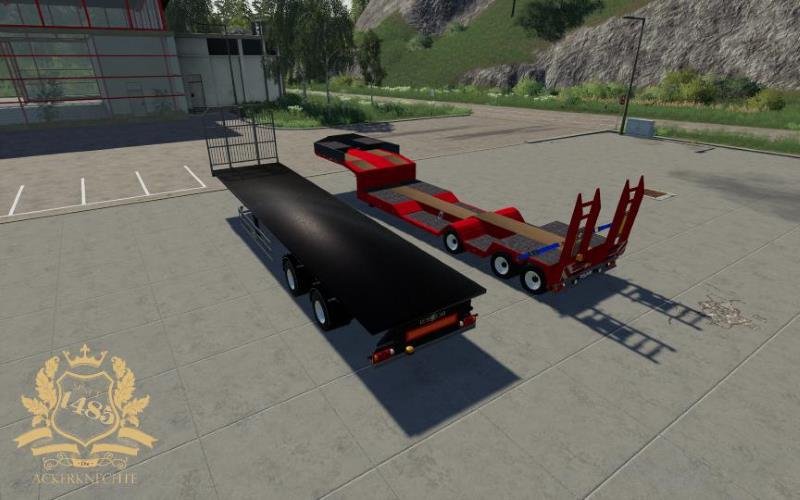 Пак полуприцепов WAFFELKONIG AUFLIEGER PACK V1.0 для Farming Simulator 2019