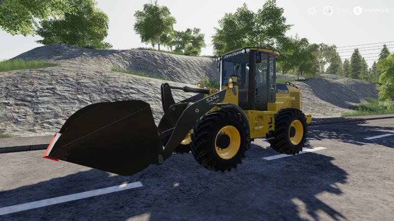 Погрузчик JOHN DEERE 524K V1.0.0.0 для Farming Simulator 2019