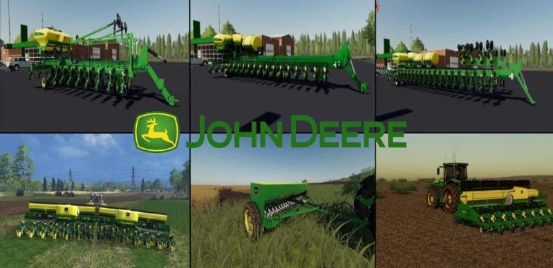 Пак сеялок JOHN DEERE SEEDERS PACK V1.0 для Farming Simulator 2019