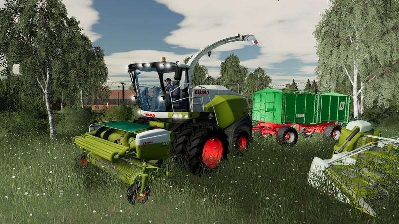 Кормоуборочный комбайн CLAAS JAGUAR 800 PACKET V1.2.0.0 для Farming Simulator 2019
